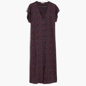 Madewell EASY MIDI DRESS IN FIELDWALK FLORAL
